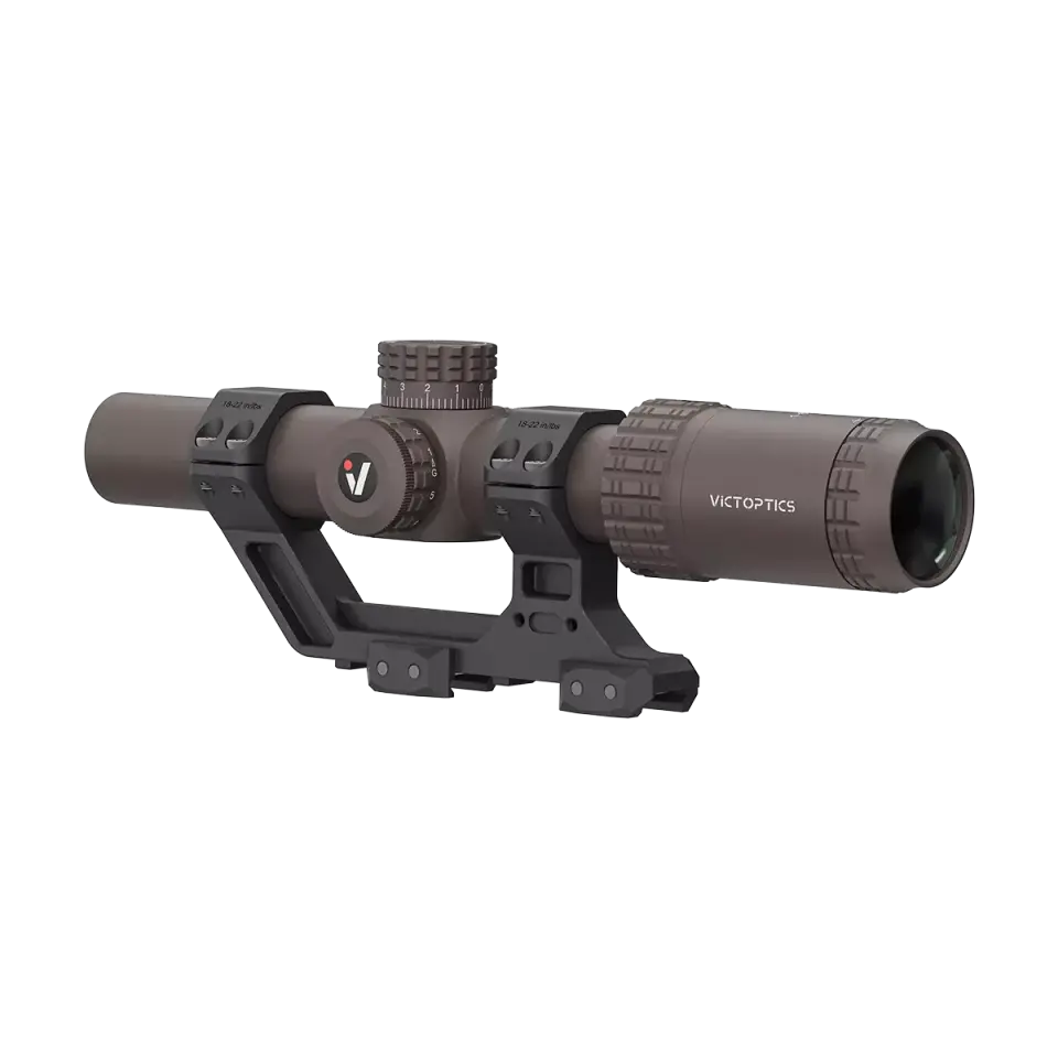 Victoptics S6 Combo Kit FDE | S6 1-6×24 LPVO SFP Tüfek Dürbünü+ Picatinny AR Montajı (OPSL123)