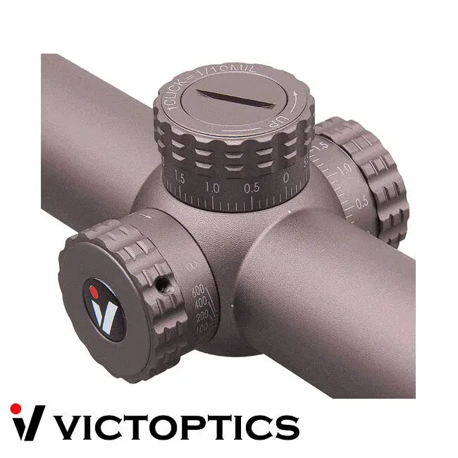 Victoptics S4 6-24X50 SFP Coyote FDE Parallax Tekerli Tüfek Dürbünü