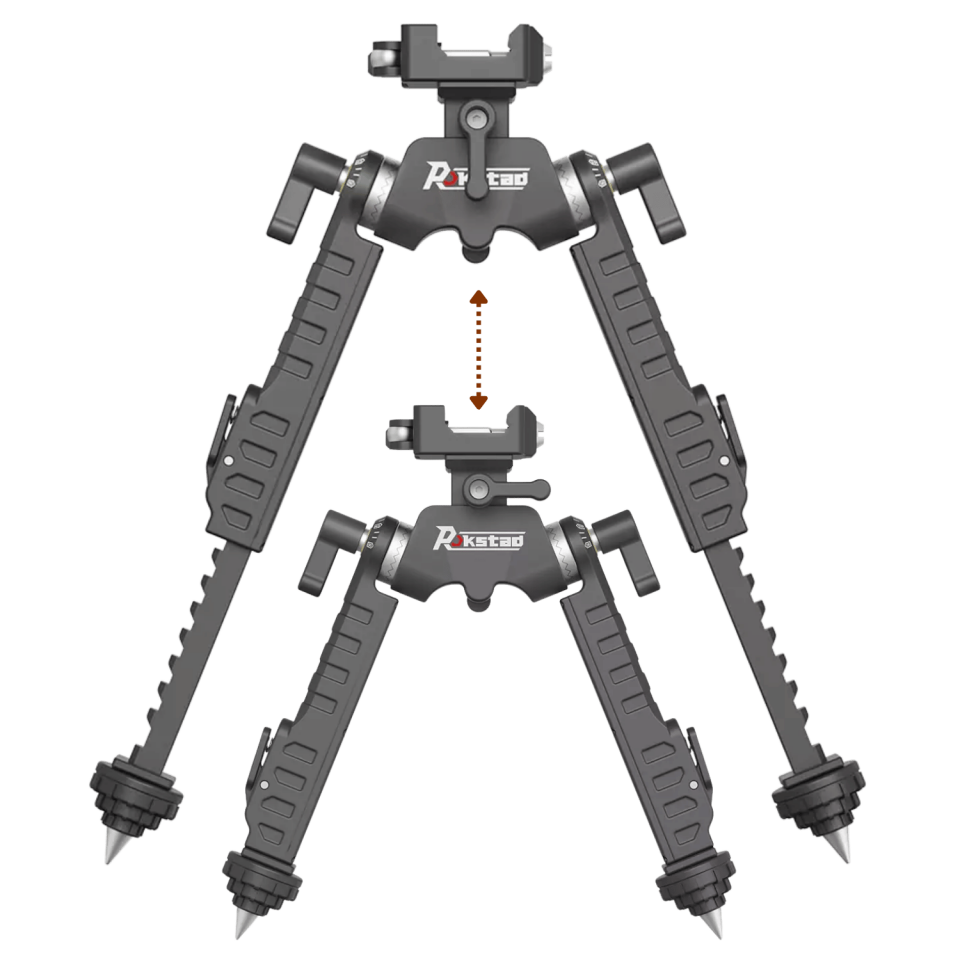 Vector ROKSTAD FMA FMAB-4 11-23cm PAN&TILT BIPOD (Sağ-Sol-Yukarı-Aşağı Ayarlı)(Pikatini MLOK ARCA RAY uyumlu)