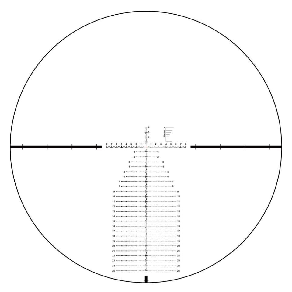 Vector Opics Continental x6 3-18x50 FFP VEC-MBR 34mm Tüfek Dürbünü - SCFF-43