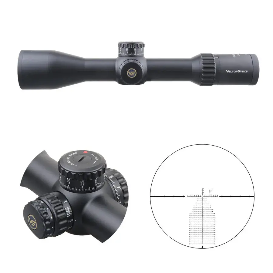 Vector Optics Continental x6 3-18x50 FFP VEC-MBR 34mm Tüfek Dürbünü - SCFF-43
