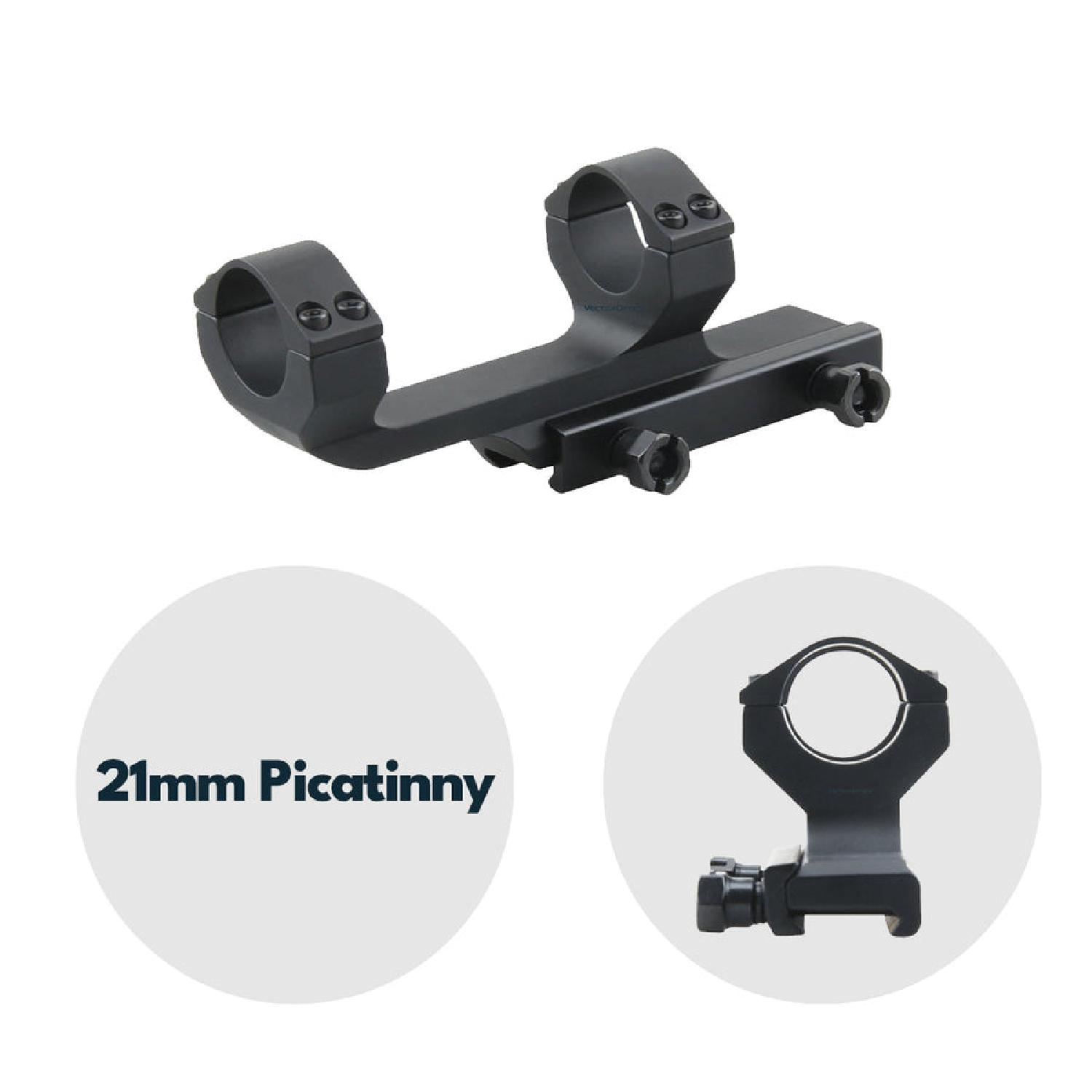 Vector Optics 25.4mm 1'''' Tüp Tek Parça Picatinny Montaj Ayağı - SCTM-63