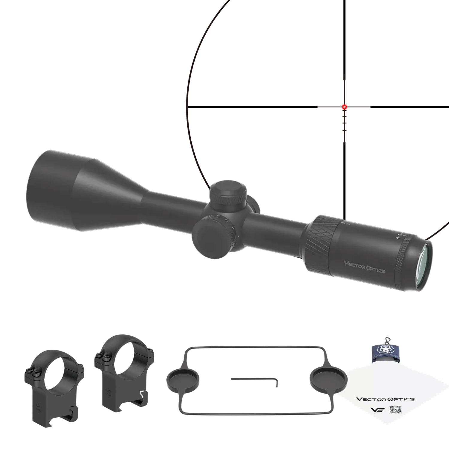 Vector Optics Matiz 3-9x50 Fiber SFP Tüfek Dürbünü - SCOM-36