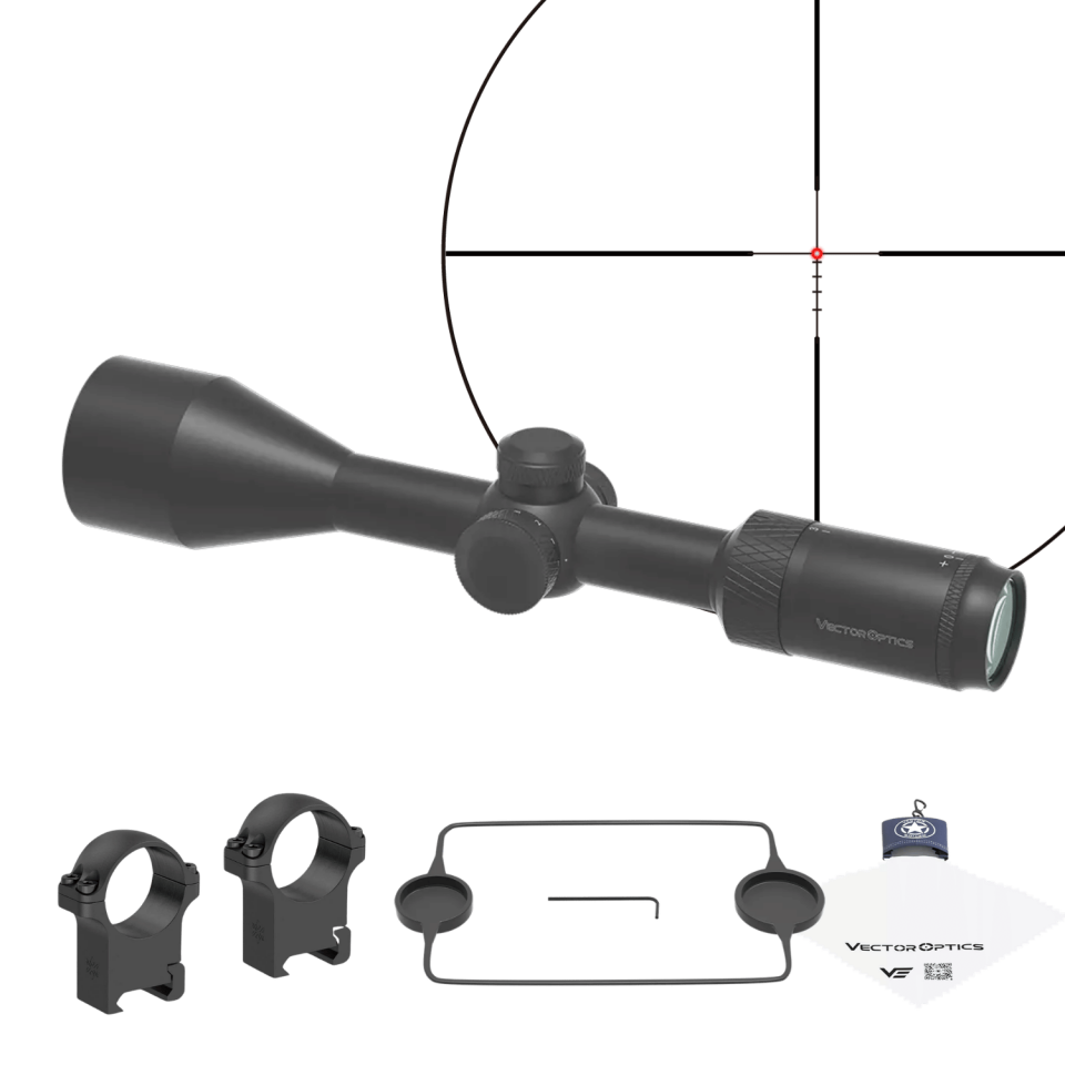 Vector Optics Matiz 3-9x50 Fiber SFP Tüfek Dürbünü - SCOM-36
