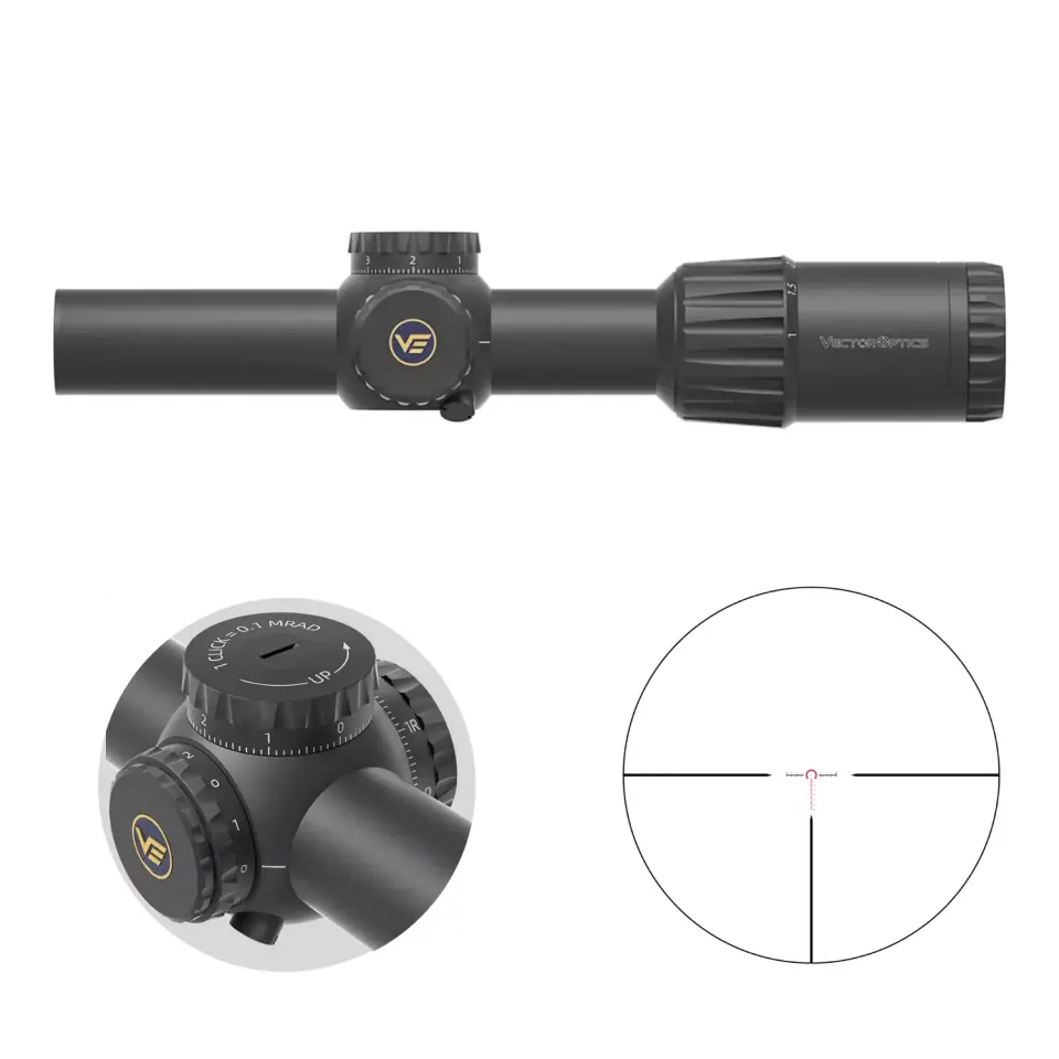 Vector Optics TAURON 1-6X24 GENII FFP Tüfek Dürbünü SCFF-63