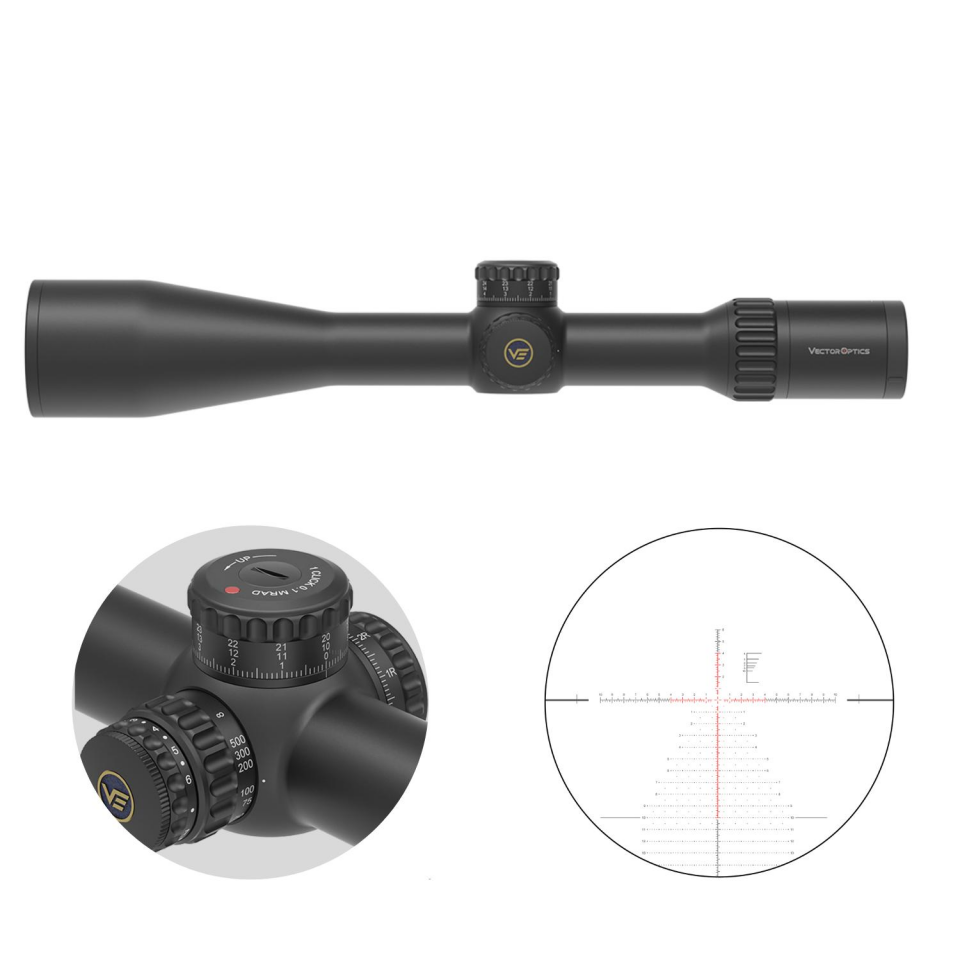 Vector Optics Continental x6 6-36X56 FFP PRS Tüfek Dürbünü SCFF-70