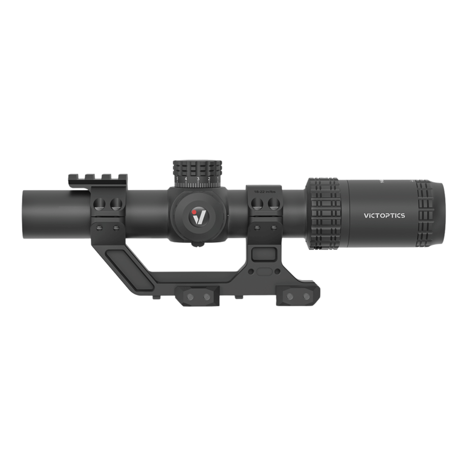 Victoptics S6 1-6x24i Fiber LPVO SFP Tüfek Dürbünü - 1 Parça Extreme High Picatinny AR Montaj Kitli OPSL133