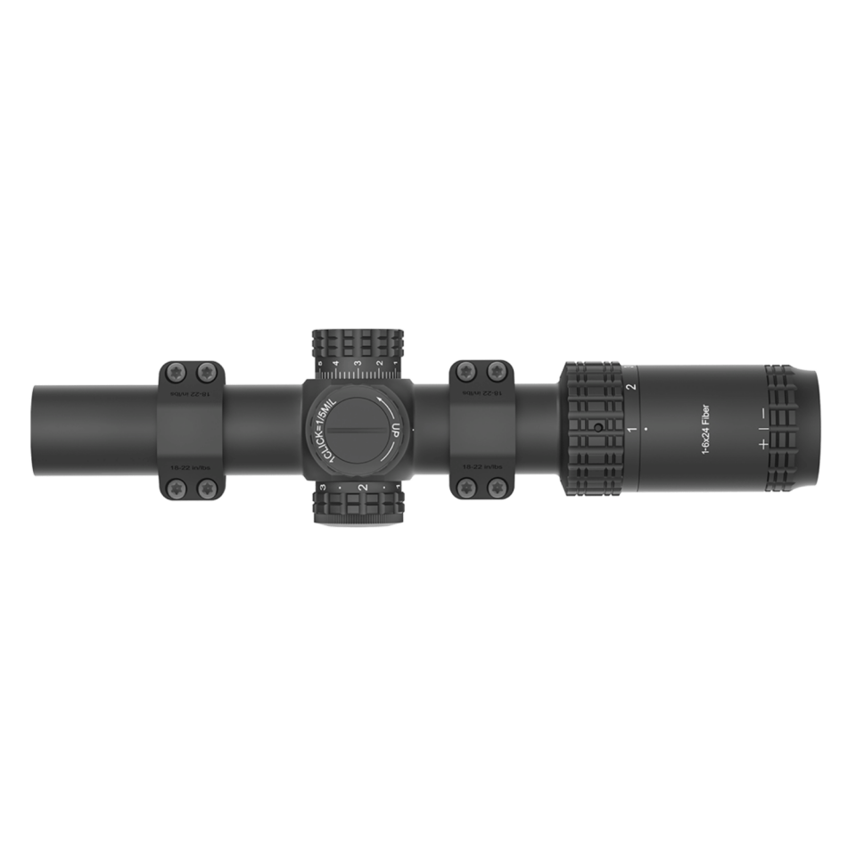 Victoptics S6 1-6x24i Fiber LPVO SFP Tüfek Dürbünü - 1 Parça Extreme High Picatinny AR Montaj Kitli OPSL133