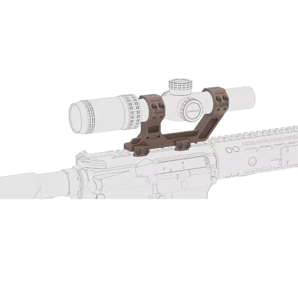 X-Accu 30mm Tek Parça Extreme Hı Picatinny Ar Dürbün Ayağı FDE - XASR-F3038