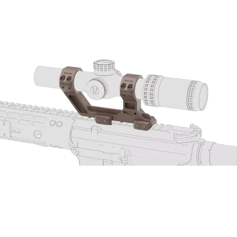 X-Accu 30mm Tek Parça Extreme Hı Picatinny Ar Dürbün Ayağı FDE - XASR-F3038