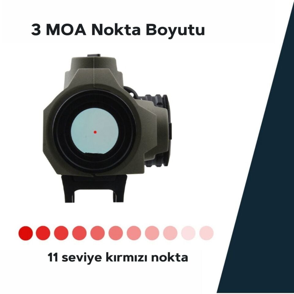 Vector Optics Maverick GEN3 TAN 1x22 Çöl Rengi Kauçuk Kaplı Red Dot Nişangah SCRD-39