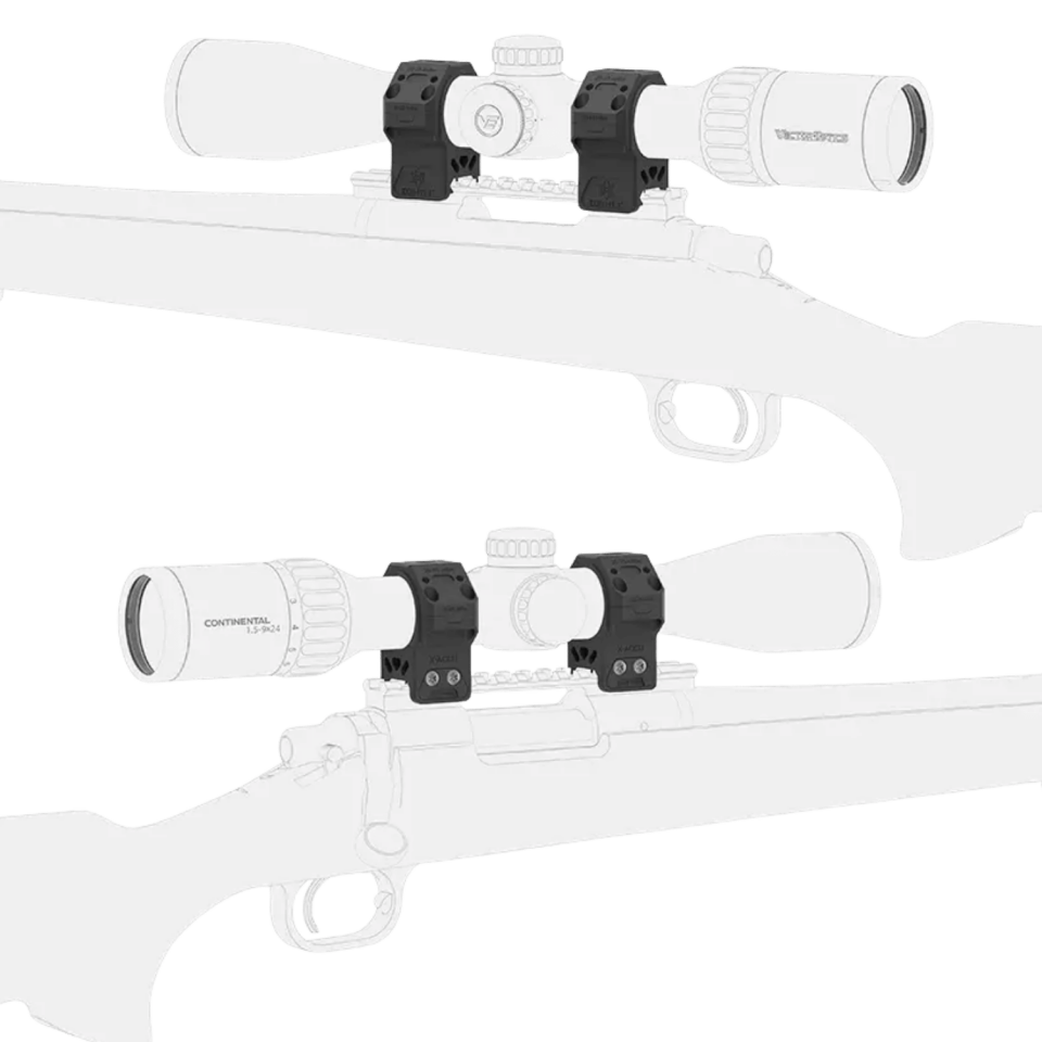X-Accu 30mm Orta Boy GenII Picatinny Montaj Halkaları - XASR-3072