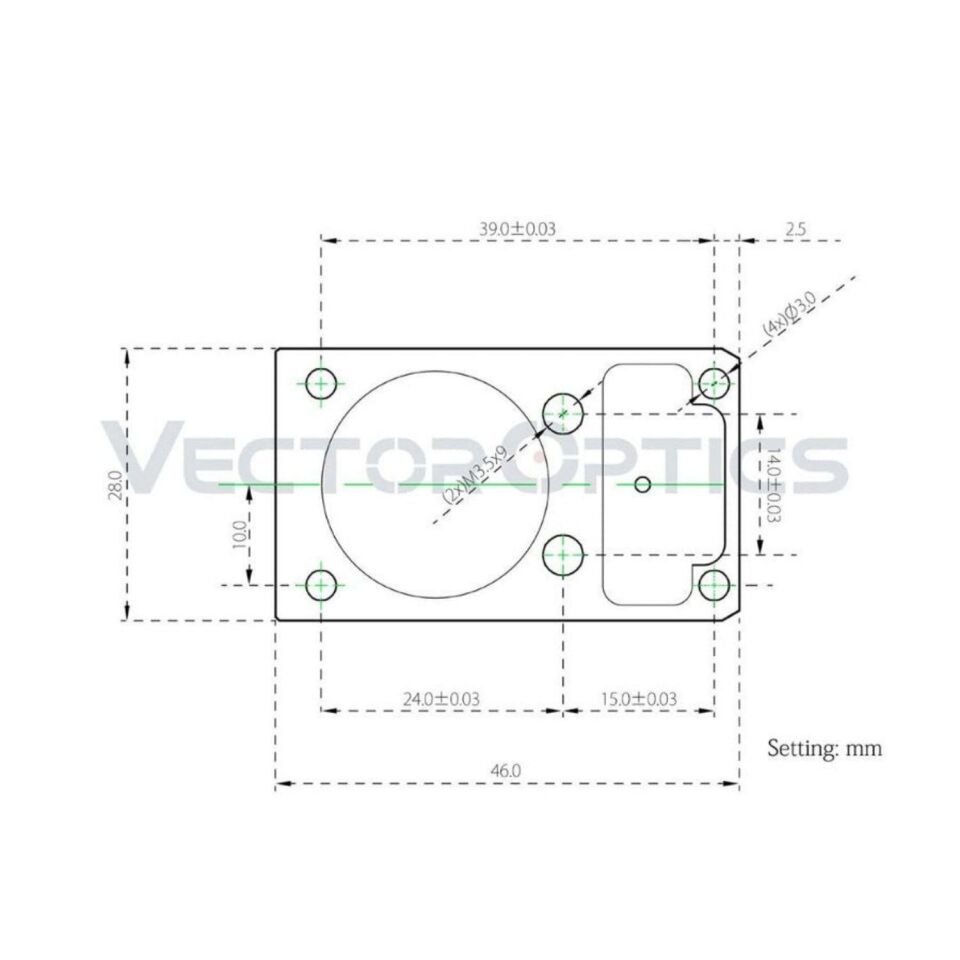 Vector Optics Frenzy 1x17x24 3MOA Red Dot Nişangah Docter Ayak SCRD-19II