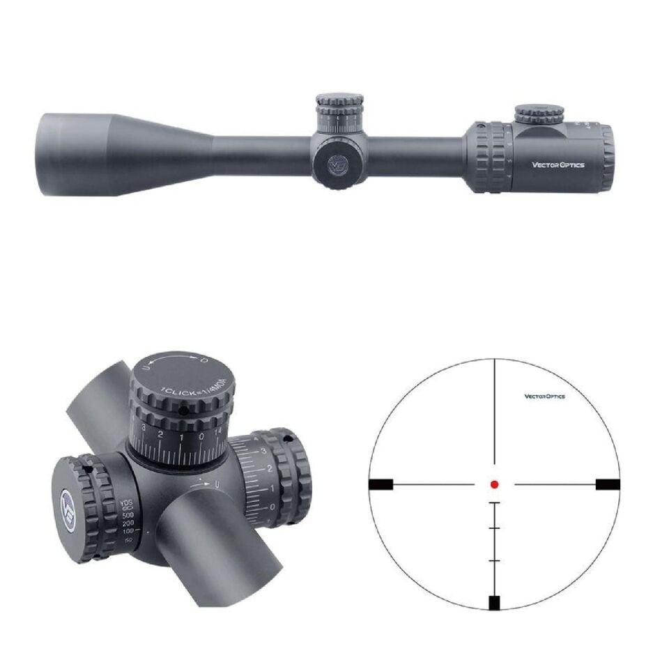 Vector Optics Hugo 6-24x50GT SFP Tüfek Dürbünü SCOL-32