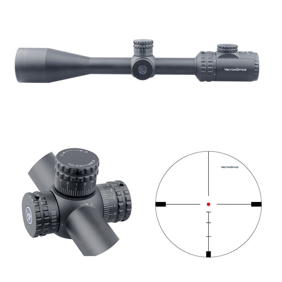 SCOL-30 Vector Optics Hugo 4-16x44GT SFP Tüfek Dürbünü