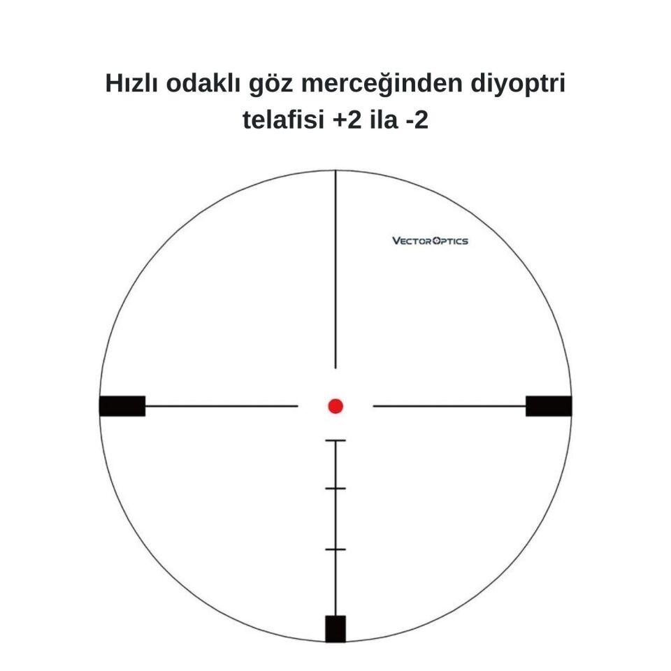SCOL-30 Vector Optics Hugo 4-16x44GT SFP Tüfek Dürbünü