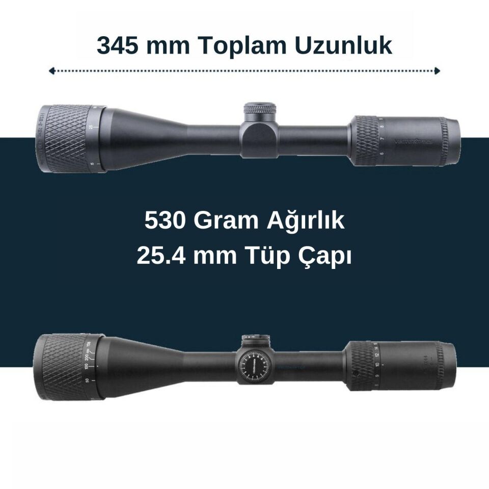 Vector Optics Matiz 6-18x44SFP Tüfek Dürbünü SCOL-28