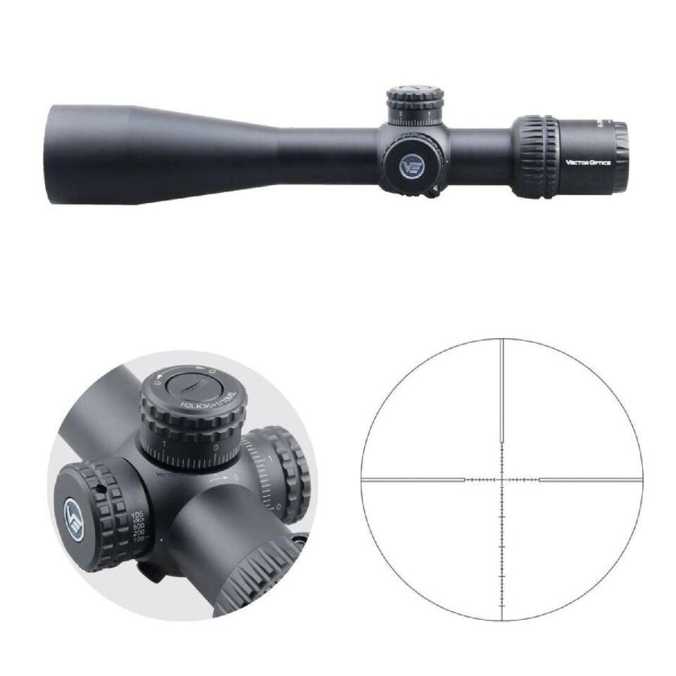 Vector Optics Veyron 6-24x44 FFP Tüfek Dürbünü