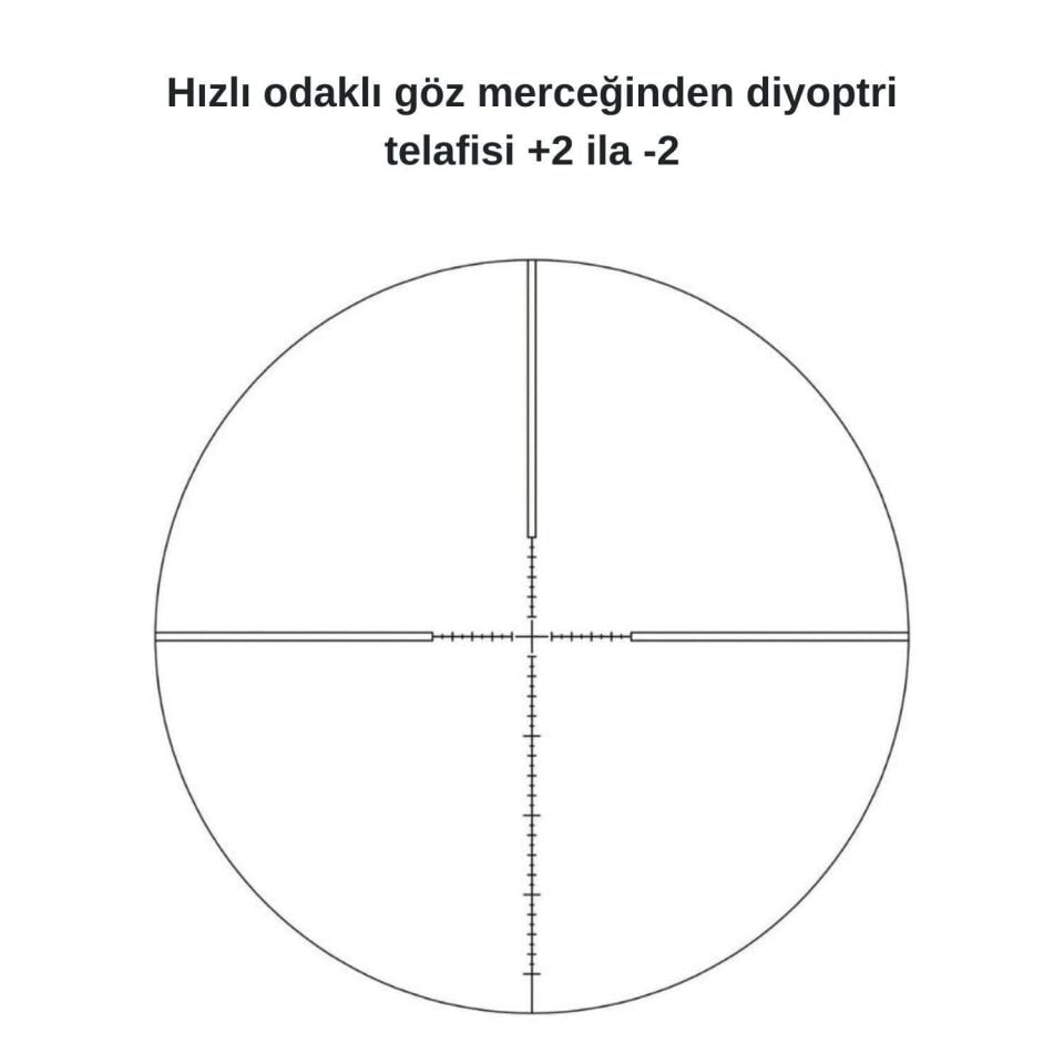 Vector Optics Veyron 4-16x44 FFP Tüfek Dürbünü