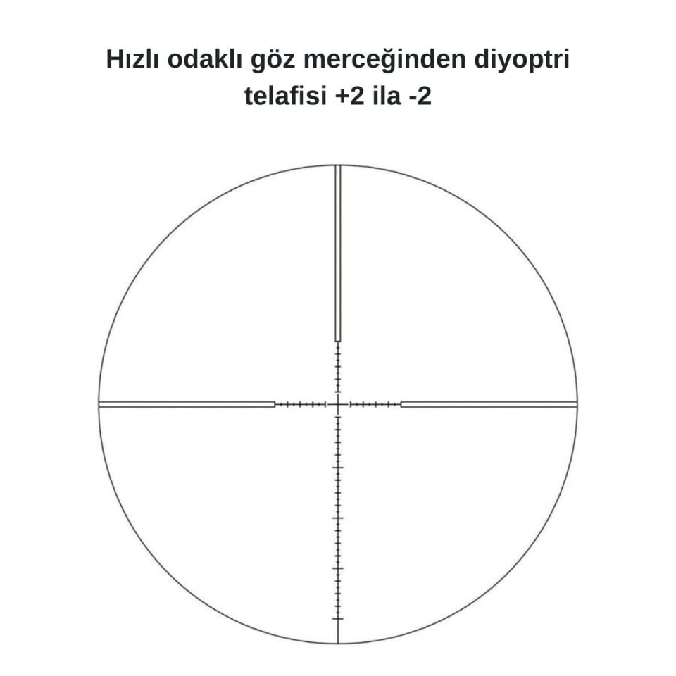 Vector Optics Veyron 4-16x44FFP Tüfek Dürbünü  SCFF-22