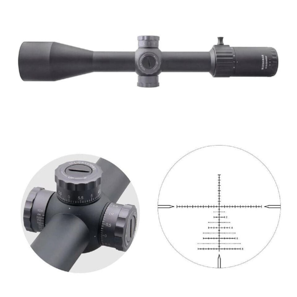 Vector Optics Marksman 6-24x50FFP Tüfek Dürbünü SCFF-26