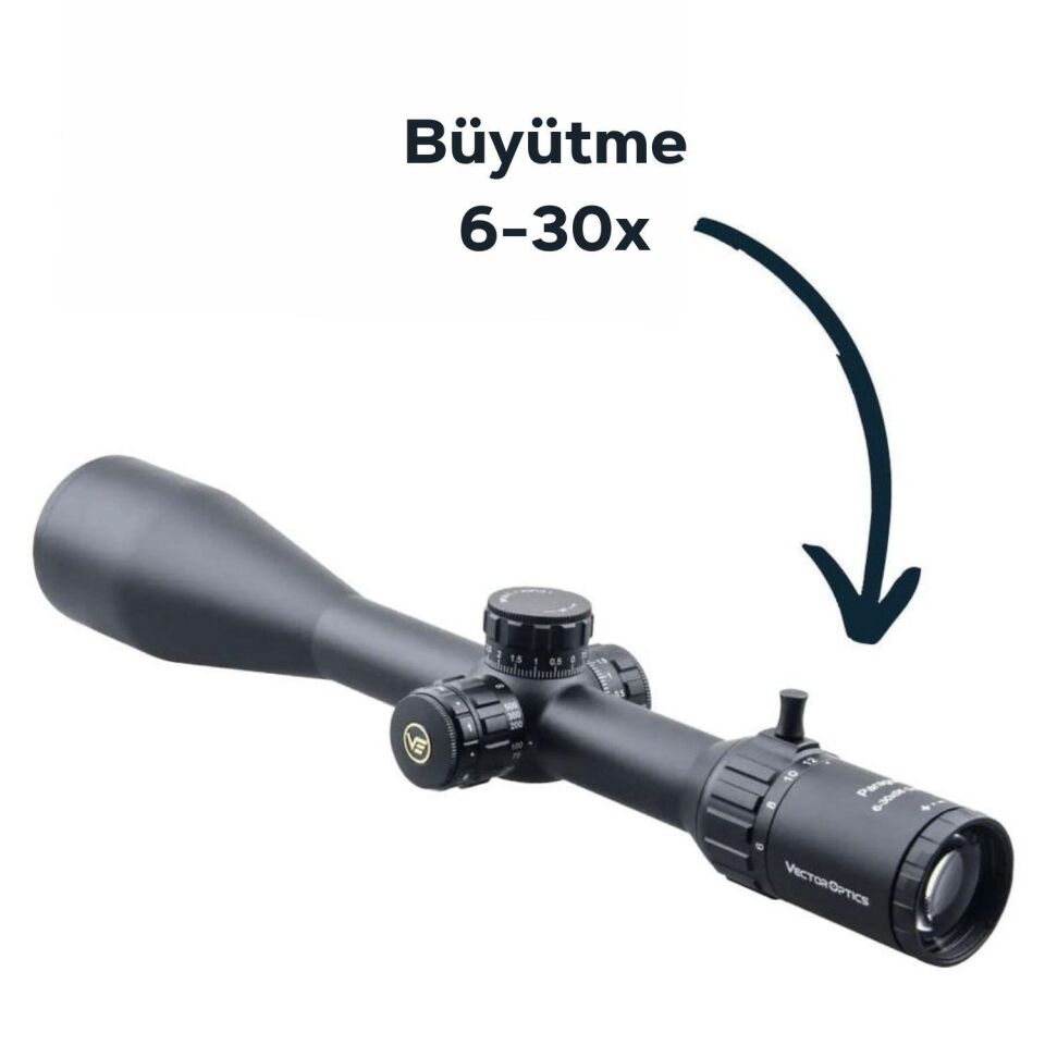Vector Optics Paragon 6-30x56SFP GenII Tüfek Dürbünü SCOL-27