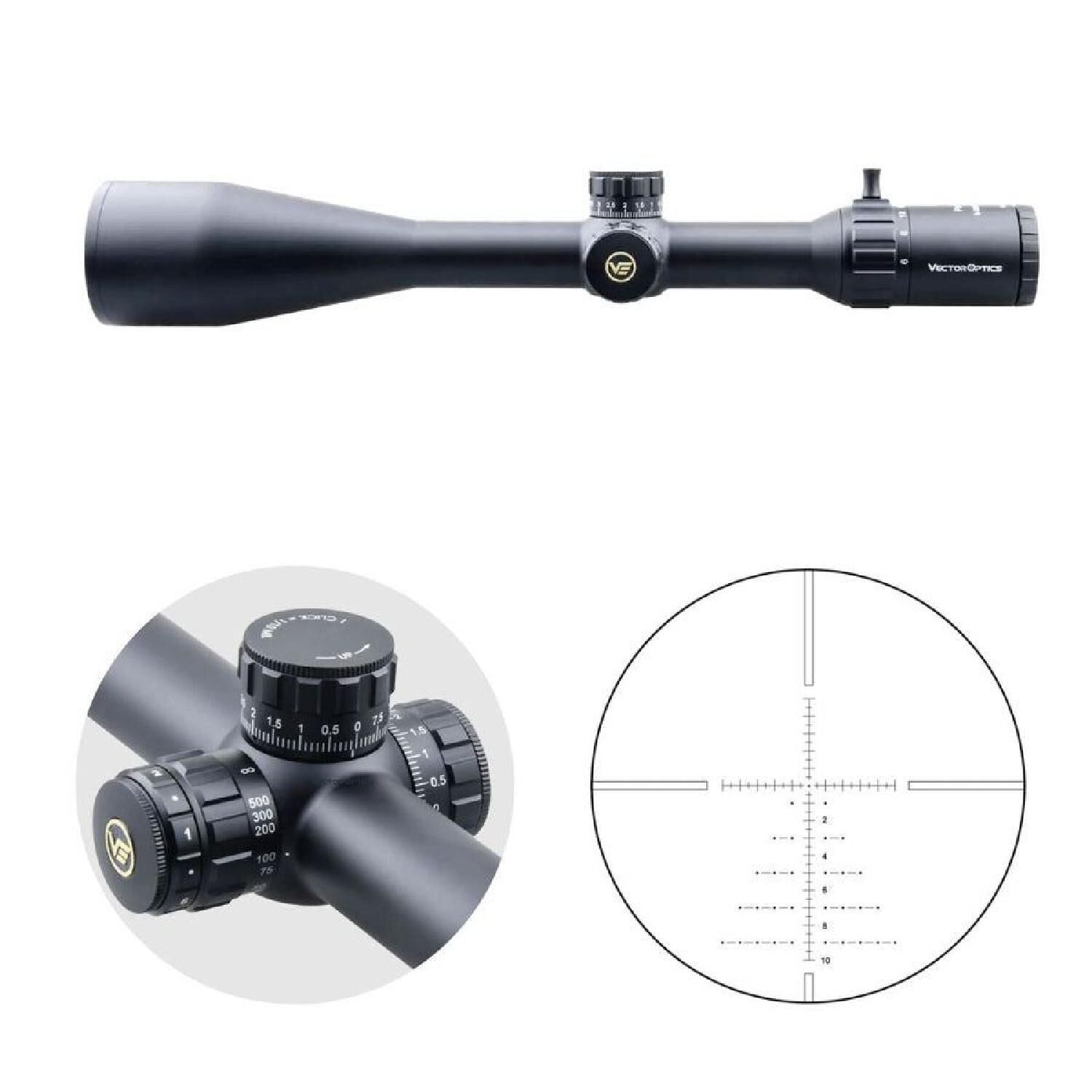 Vector Optics Paragon 6-30x56SFP GenII Tüfek Dürbünü SCOL-27