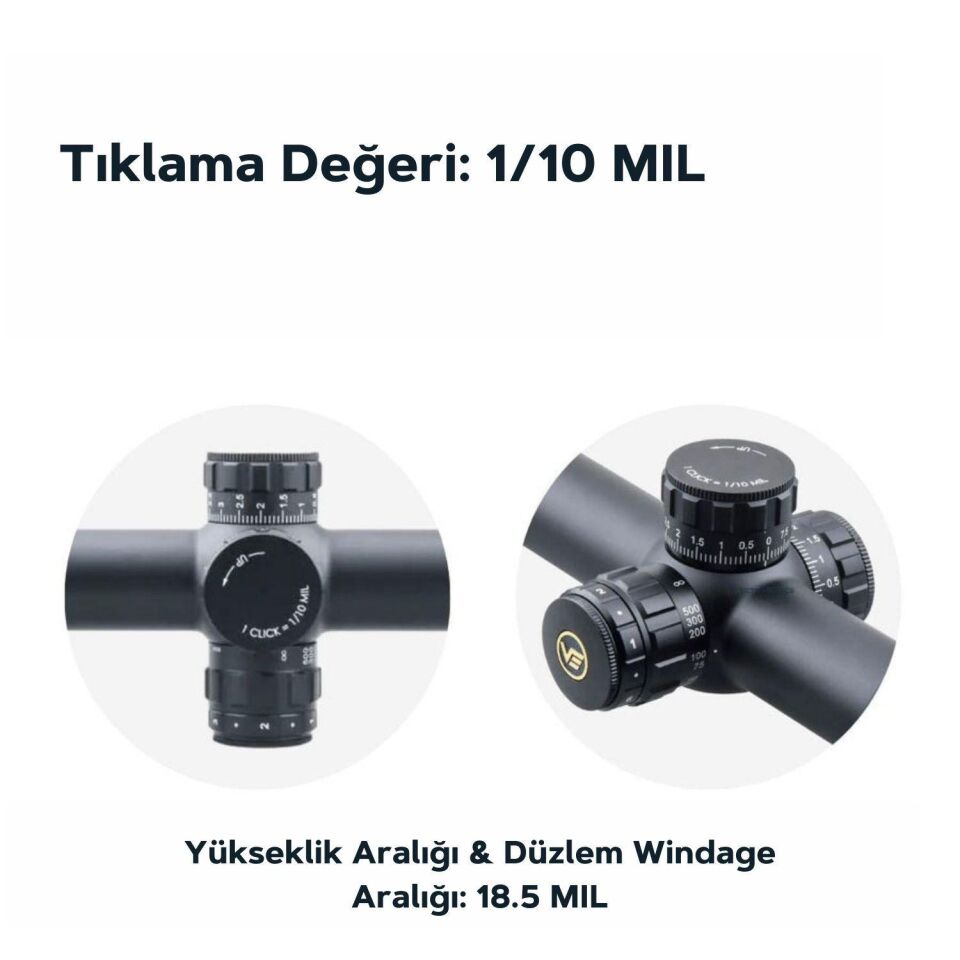 Vector Optics Paragon 5-25x56SFP GenII Tüfek Dürbünü SCOL-26