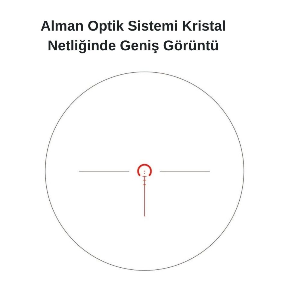 Vector Optics Taurus 1-6x24 FFP Tüfek Dürbünü