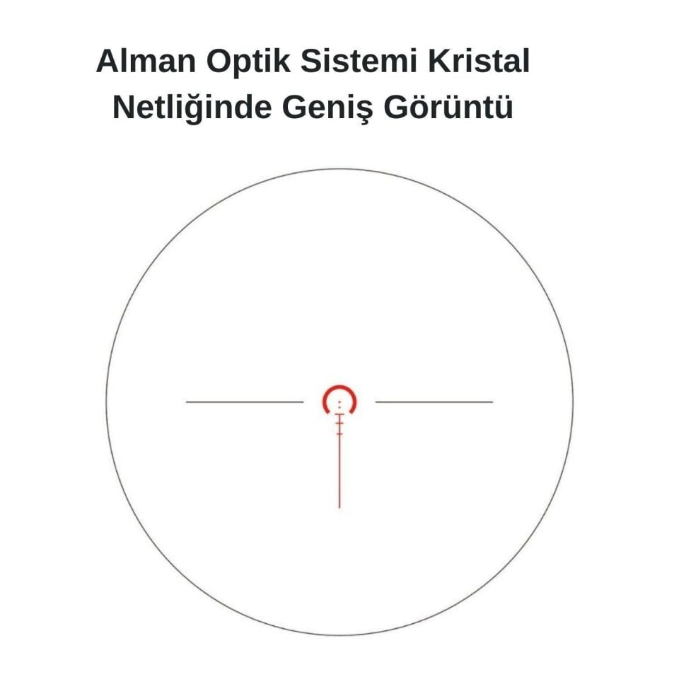 Vector Optics Taurus 1-6x24 FFP Tüfek Dürbünü
