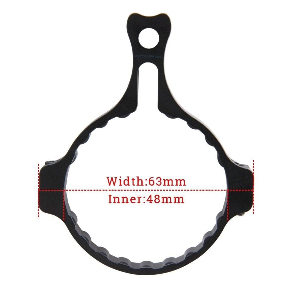 Vector Optics Continental Tüfek Dürbünleri için Power Ring SCCON-TL Throw Level Montaj Halkası