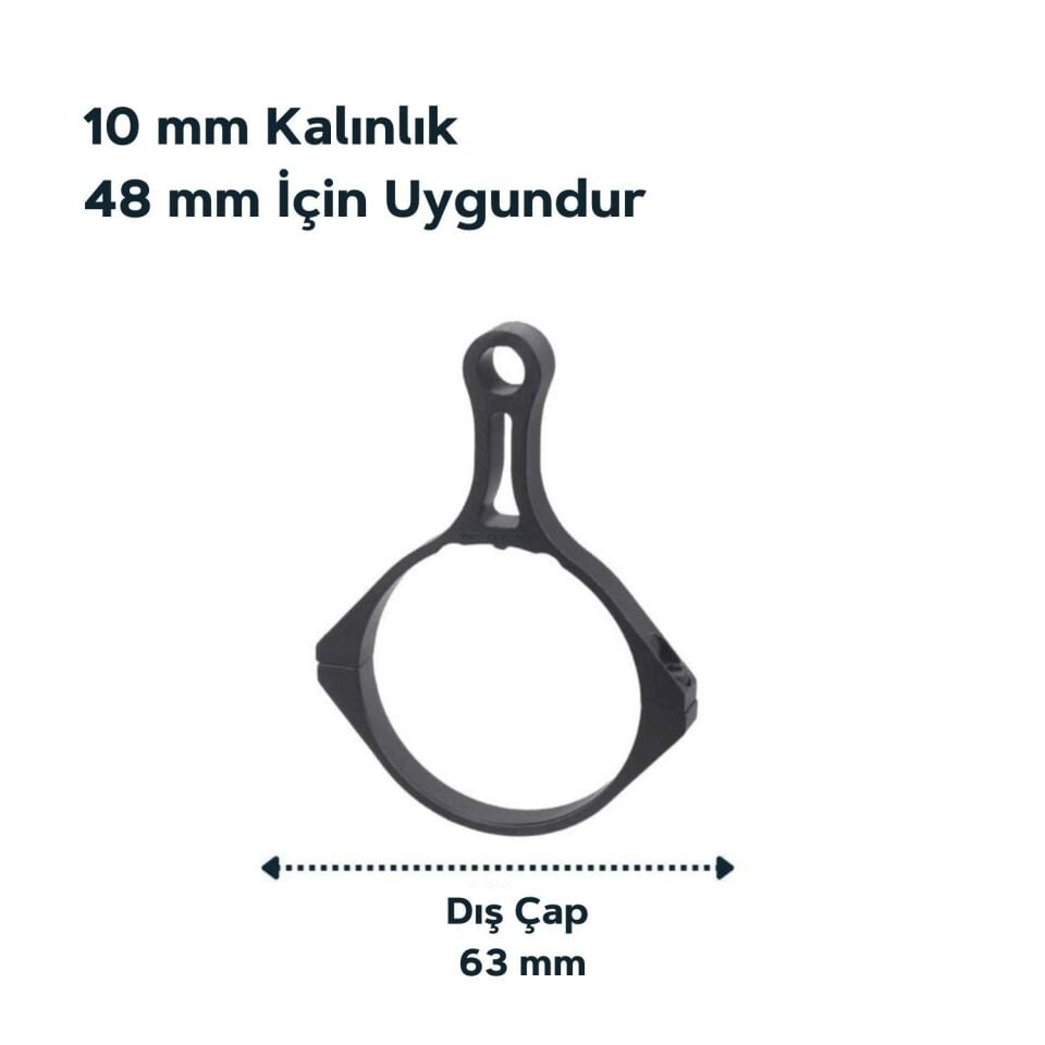 Vector Optics Continental Tüfek Dürbünleri için Power Ring SCCON-TL Throw Level Montaj Halkası