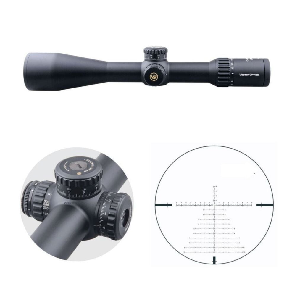 Vector Optics 34mm Continental 5-30x56FFP Tüfek Dürbünü SCFF-30