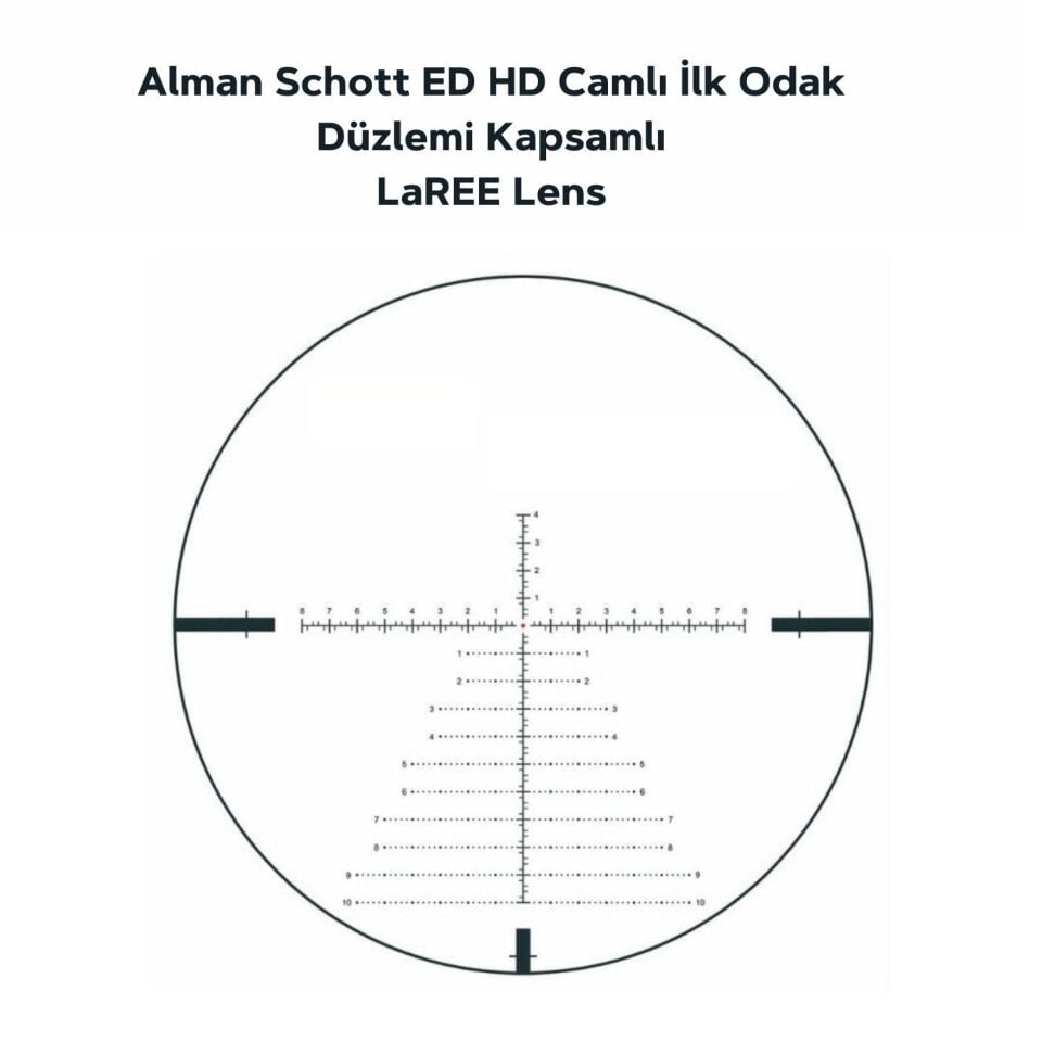 Vector Optics 34mm Continental 3-18x50FFP Tüfek Dürbünü SCFF-28