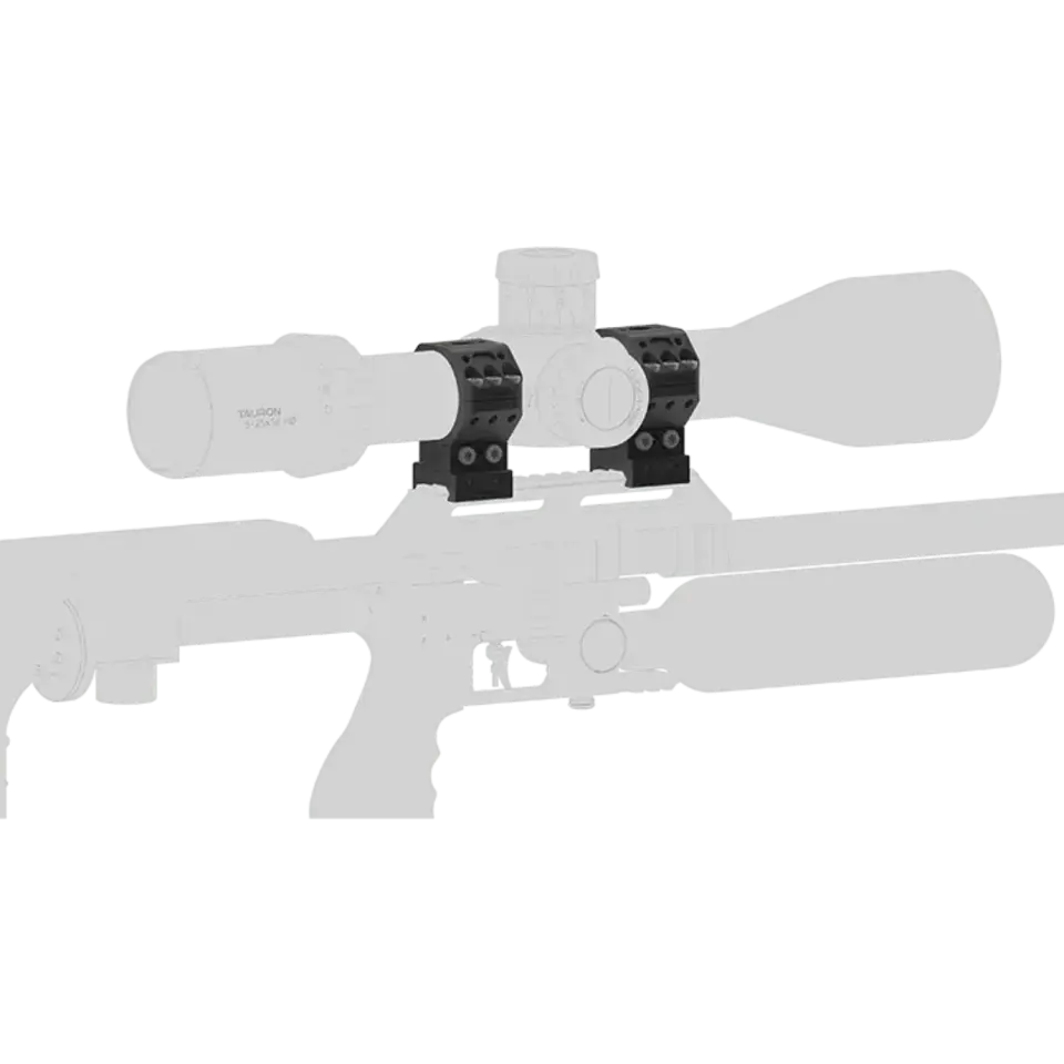 X-ACCU NO LIMIT 34mm / 22mm Ayarlanabilir Yükseklikli Picatinny Dürbün Montaj Halkaları - XASR-3451