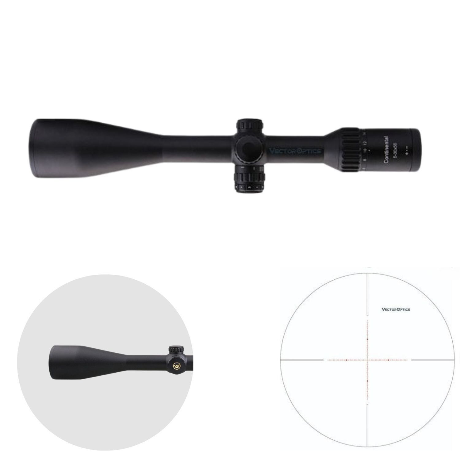 VECTOR OPTICS Continental 5-30x56SFP Tüfek Dürbünü SCOL-22