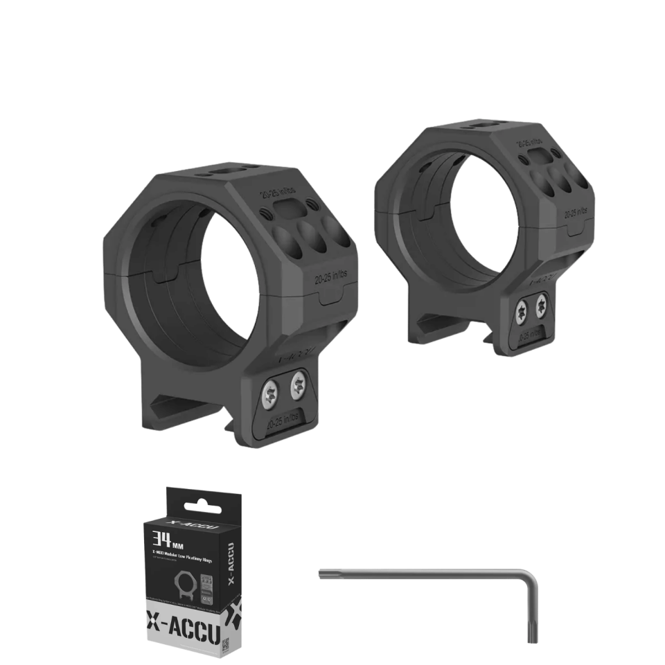 X-Accu 34mm Düşük GenII Picatinny Montaj HaIkaları - XASR-3471