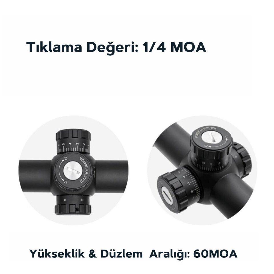 Vector Optics Everest Gen II 3-18x50 SFP Tüfek Dürbünü