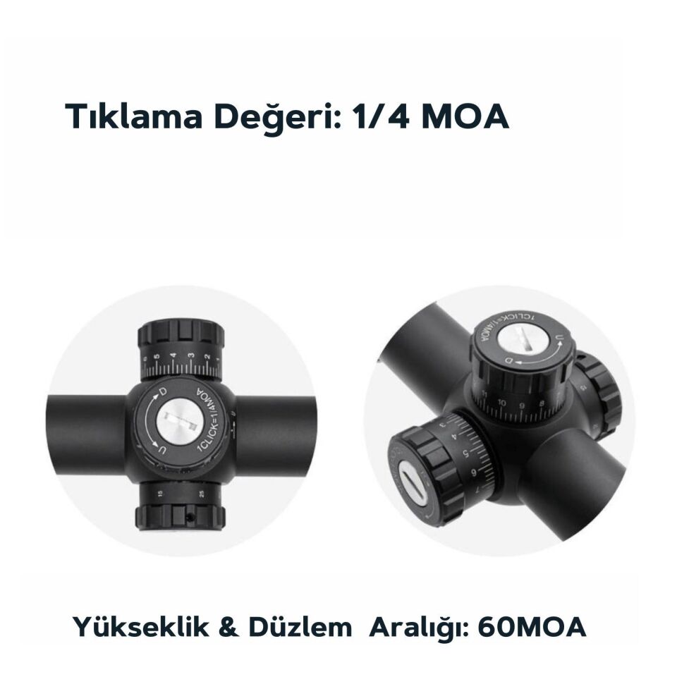 Vector Optics Everest 3-18x50SFP Gen II Tüfek Dürbünü SCOL-06II