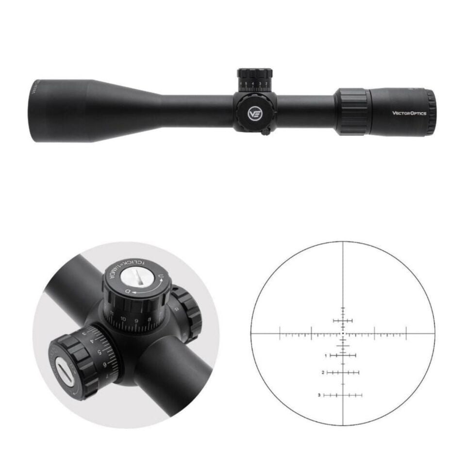 Vector Optics Everest 3-18x50SFP Gen II Tüfek Dürbünü SCOL-06II