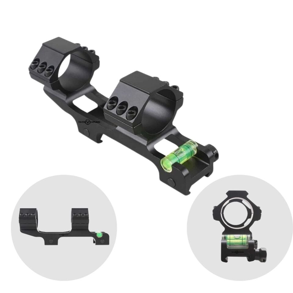Tek Parça Terazili Dürbün Ayağı 30mm/ 25.4mm adaptörlü SCACD-08