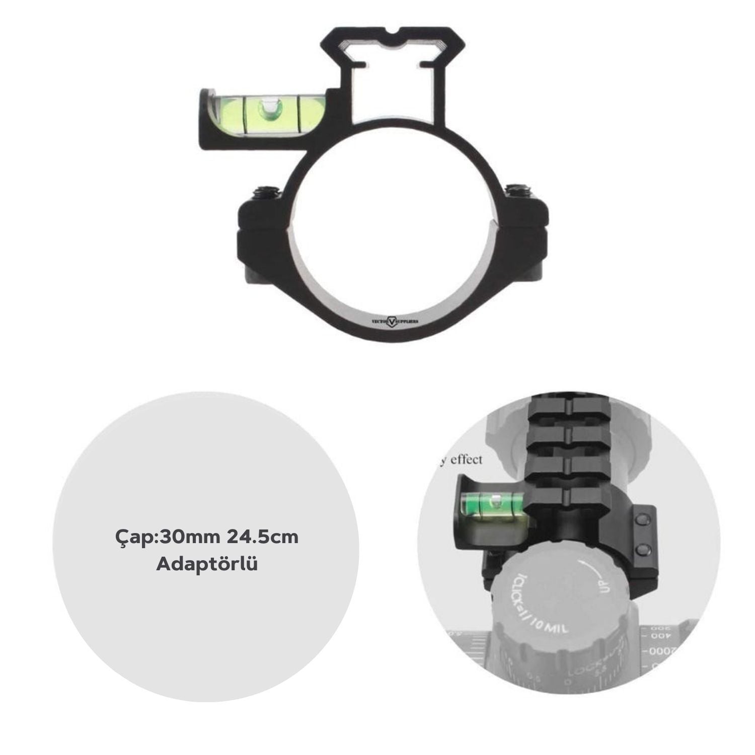 Dürbün Terazisi + Ray Aparatı 30mm/25.4mm SCACD-07