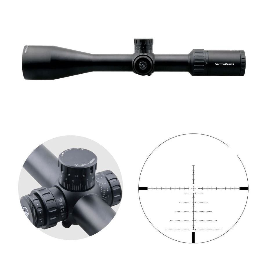 6-24x50 TOUREX FFP Tüfek Dürbünü SCFF-19