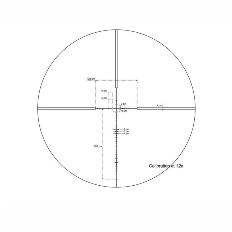 Vector Optics Veyron SFP 3-12x44 Second Focal Plane Tüfek Dürbünü (SCOM-24)