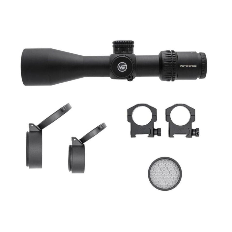 Vector Optics Veyron SFP 3-12x44 Second Focal Plane Tüfek Dürbünü (SCOM-24)