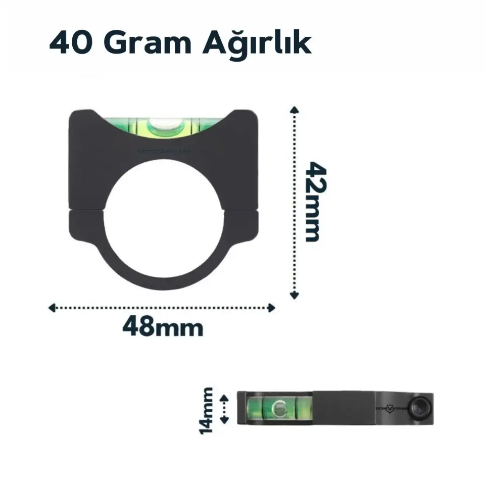 X-ACCU Dürbün terazisi Dürbün Dengeleyici 30mm SCACD-01