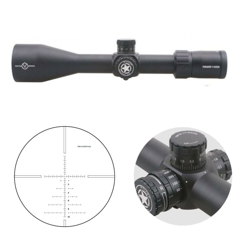 Paragon 3-15x50 Tüfek Dürbünü