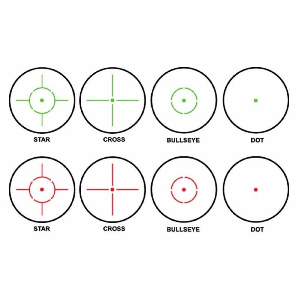 Sable 1x25x34 4 Nişangahlı Kırmızı-Yeşil REDDOT