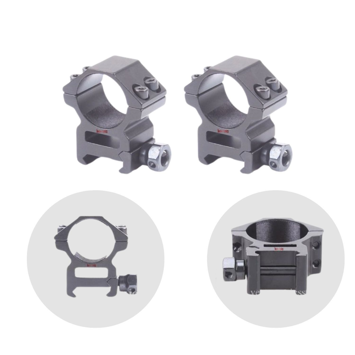 25.4mm Dürbün için, 21mm Picattiny Ray Ayağı - ORTA