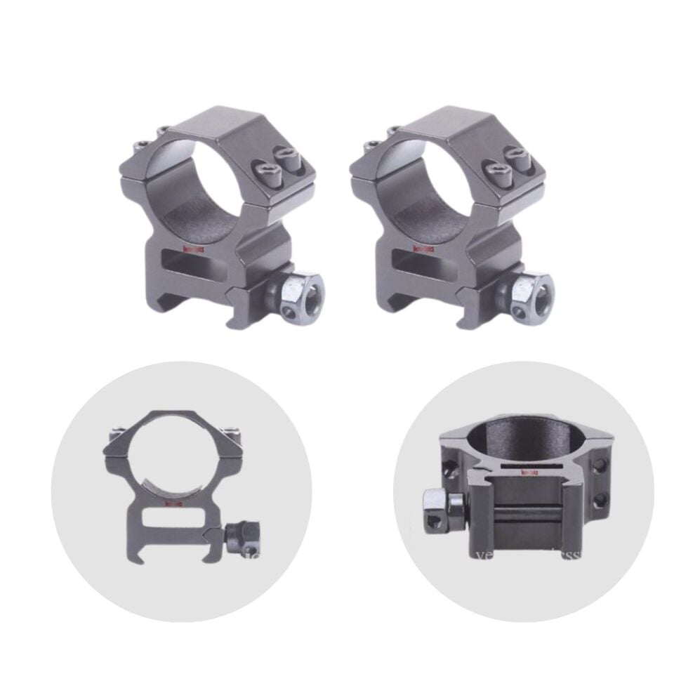 25.4mm Dürbün için, 21mm Picattiny Ray Ayağı - ORTA